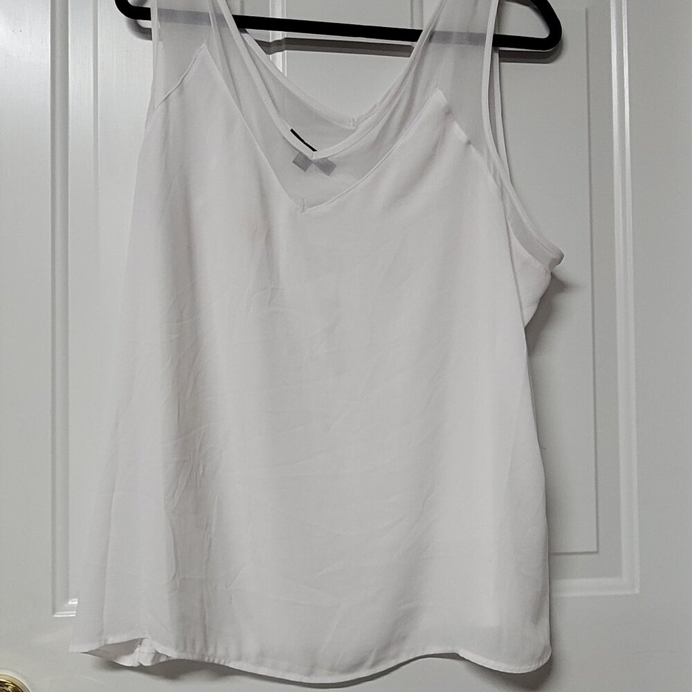 Beautiful light weight international concepts sleeveless blouse shirt inc xxl